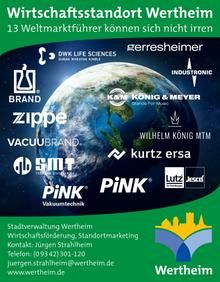 Flyer "Weltmarktführer Wertheim"