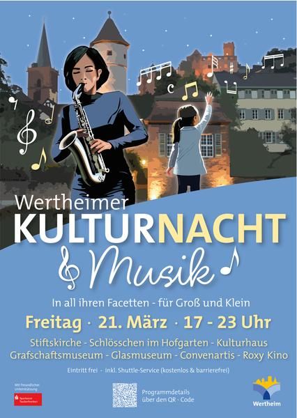 Plakat - Wertheimer Kulturnacht