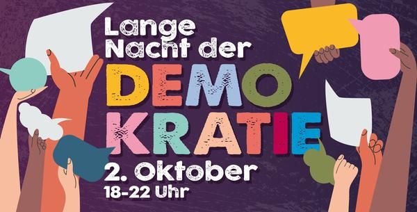 Plakat - Lange Nacht der Demokratie