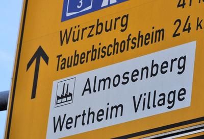 Verkehrshinweis zum Almosenberg