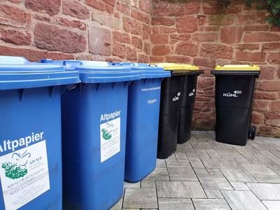 Abfallbehälter für Papier und Verpackungen
