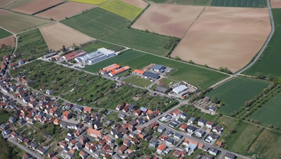 Luftbild Gewerbegebiet Dörlesberg