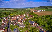 Luftbild der Ortschaft Dietenhan
