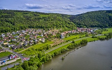 Luftbild der Ortschaft Grünenwört
