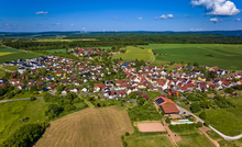 Luftbild des Stadtteils Vockenrot