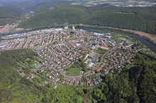 Luftbild des Stadtteils Bestenheid